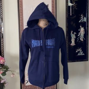 Cotton Net USA hooded full zip jacket